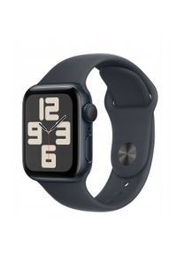 APPLE - Smartwatch Apple Watch SE (2024) GPS 40mm Midnight Aluminium Case with Sport Band S/M - Midnight. Rodzaj zegarka: smartwatch. Styl: sportowy