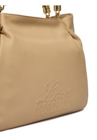 Love Moschino - LOVE MOSCHINO Torebka JC4225PP0OKA0209 Beżowy. Kolor: beżowy. Materiał: skórzane #3