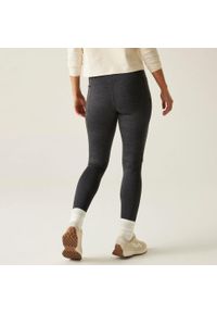 Regatta - Legginsy damskie ocieplane Holeen II Winter. Kolor: szary. Materiał: materiał. Sezon: zima. Sport: turystyka piesza #2