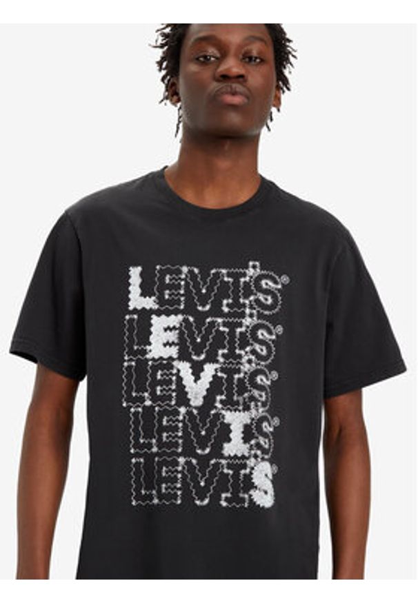 Levi's® T-Shirt 16143-1240 Czarny Relaxed Fit. Kolor: czarny. Materiał: bawełna