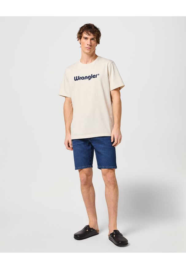 Wrangler - WRANGLER TEXAS SHORTS MĘSKIE SZORTY JEANSOWE JEANSY SPODENKI BLUE SOUL 112350657 W11C017997