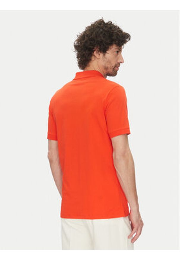 Karl Lagerfeld - KARL LAGERFELD Polo 745710 552224 Czerwony Regular Fit. Typ kołnierza: polo. Kolor: czerwony. Materiał: bawełna