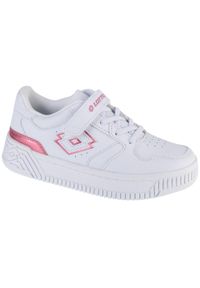 LOTTO - Buty sportowe Sneakersy dziewczęce, Scopi GC K. Kolor: biały. Sport: turystyka piesza