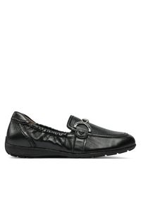 Loafersy Caprice. Kolor: czarny