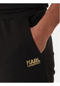 Karl Lagerfeld - KARL LAGERFELD Spodnie dresowe 705782 562917 Czarny Regular Fit. Kolor: czarny. Materiał: bawełna #4