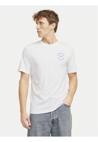 Jack & Jones - Jack&Jones T-Shirt Simon 12269280 Biały Standard Fit. Kolor: biały. Materiał: bawełna