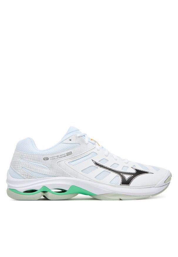 Buty halowe Mizuno. Kolor: biały. Model: Mizuno Wave