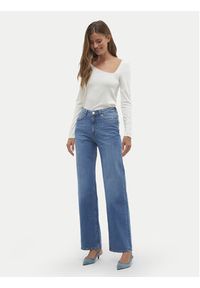 Vero Moda Jeansy Tessa 10308153 Niebieski Wide Leg. Kolor: niebieski