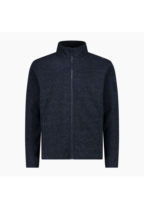 Bluza męska turystyczna CMP 38H2237. Kolor: niebieski. Materiał: polar. Sport: turystyka piesza