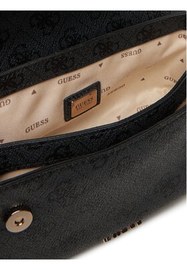 Guess Torebka Dea Mini HWSG79 93790 Szary. Kolor: szary. Materiał: skórzane