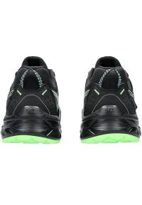 Buty do biegania Asics Gek Venture 9 Waterproof M 1011B705 002 czarne. Zapięcie: sznurówki. Kolor: czarny. Materiał: materiał, syntetyk. Szerokość cholewki: normalna