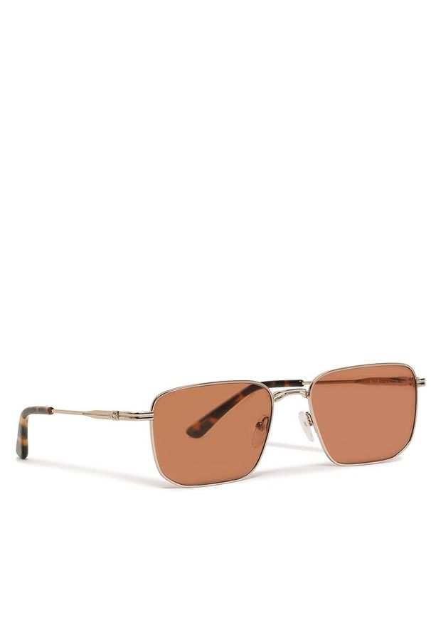 Okulary przeciwsłoneczne Calvin Klein. Kolor: brązowy