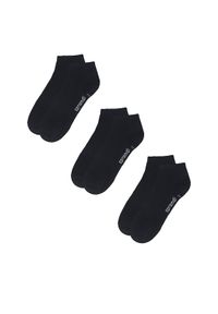 Sprandi Zestaw 3 par niskich skarpet damskich 0WB-001-AW23 (3-pack) Czarny. Kolor: czarny. Materiał: bawełna