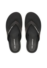 Karl Lagerfeld - KARL LAGERFELD Japonki Kastor IV KL70206C Czarny. Kolor: czarny. Materiał: skóra #1