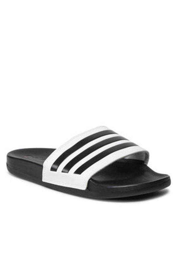 Adidas - adidas Klapki adilette Comfort GZ5893 Biały. Kolor: biały. Materiał: skóra