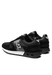 EA7 Emporio Armani Sneakersy X8X151 XK354 A120 Czarny. Kolor: czarny. Materiał: materiał