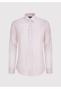 Pako Lorente - PAKO LORENTE – Koszula męska w drobny wzór. Materiał: bawełna, elastan. Długość rękawa: długi rękaw. Długość: długie #5
