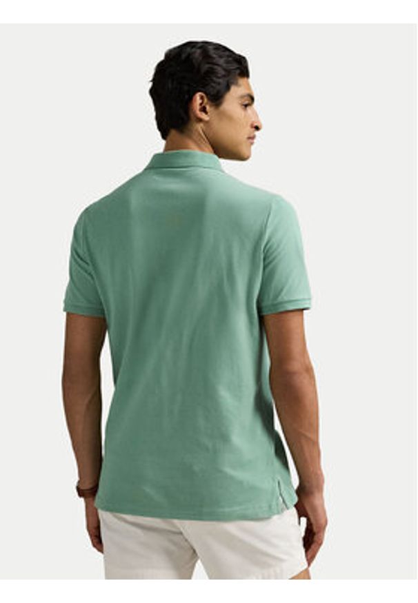 Polo Ralph Lauren Polo 710941439022 Zielony Regular Fit. Typ kołnierza: polo. Kolor: zielony. Materiał: bawełna