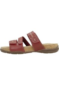 Clarks - Sandały CLARKS ROSEVILLE BAY Czerwony. Kolor: czerwony. Materiał: tkanina, skóra. Sezon: lato