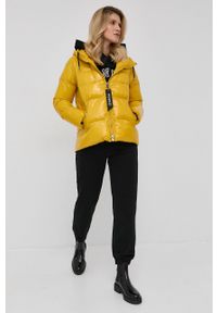 Pinko Spodnie bawełniane damskie kolor czarny gładkie. Kolor: czarny. Materiał: bawełna. Wzór: gładki #2