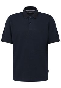 Bugatti Polo 8150-75002C Granatowy Regular Fit. Typ kołnierza: polo. Kolor: niebieski. Materiał: bawełna #1