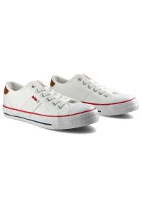 Białe Trampki Damskie Lee Cooper Stylowe Obuwie. Okazja: na co dzień. Kolor: biały. Materiał: materiał. Styl: elegancki #6