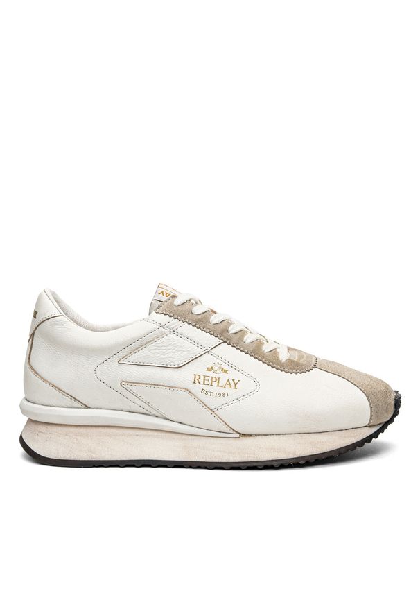 Sneakersy męskie Replay Rockwood (GMS4N.000.C0002L.041). Okazja: na co dzień. Kolor: biały