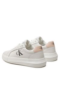 Calvin Klein Jeans Sneakersy Chunky Cupsole Mono Lth Wn YW0YW00823 Biały. Kolor: biały. Materiał: skóra #6