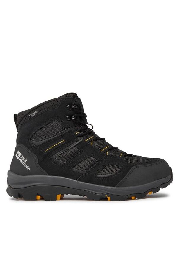 Jack Wolfskin Trekkingi Vojo 3 Texapore Mid M 4042462 Czarny. Kolor: czarny. Materiał: zamsz, skóra. Sport: turystyka piesza