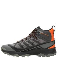 Buty trekkingowe męskie Merrell Moab Speed Eco Mid Wp. Zapięcie: sznurówki. Kolor: wielokolorowy. Materiał: materiał, syntetyk. Szerokość cholewki: normalna. Sport: turystyka piesza