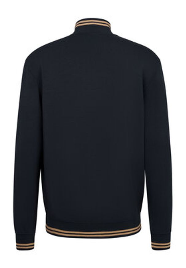 Bugatti Bluza 8750-75080C Granatowy Regular Fit. Kolor: niebieski. Materiał: syntetyk