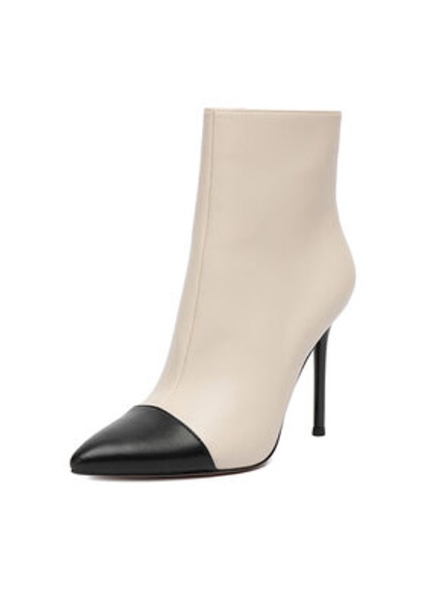 Nine West Botki CEO-MAYA-01 Beżowy. Kolor: beżowy. Materiał: materiał, syntetyk