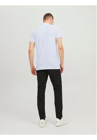 Jack & Jones Polo Paulos 12136668 Biały Slim Fit. Typ kołnierza: polo. Kolor: biały. Materiał: bawełna #7