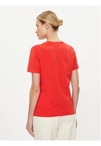 TOMMY HILFIGER - Tommy Hilfiger T-Shirt WW0WW40293 Czerwony Regular Fit. Kolor: czerwony. Materiał: bawełna #3