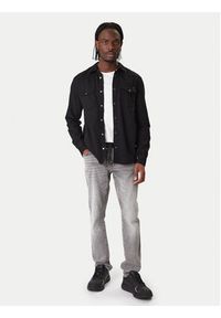 Tommy Jeans Koszula jeansowa Western DM0DM22432 Czarny Relaxed Fit. Kolor: czarny. Materiał: bawełna #5