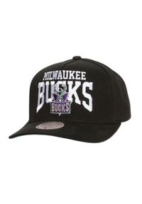 Czapka typu snapback Mitchell & Ness Big Time Pro Milwaukee Bucks. Kolor: czarny #1