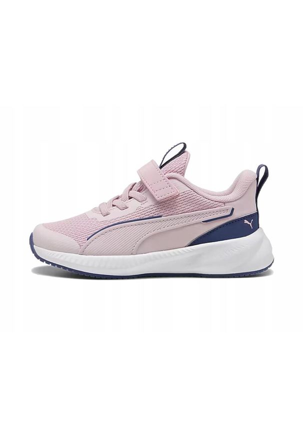 Puma - Buty na co dzień dziecięce PUMA FLYER na rzepy. Okazja: na co dzień. Zapięcie: rzepy. Kolor: różowy. Materiał: materiał