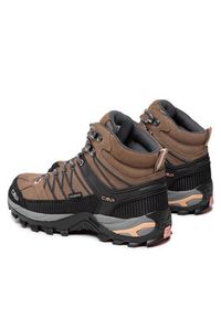 CMP Trekkingi Rigel Mid Wmn Trekking Shoe Wp 3Q12946 Brązowy. Kolor: brązowy. Materiał: zamsz, skóra #8