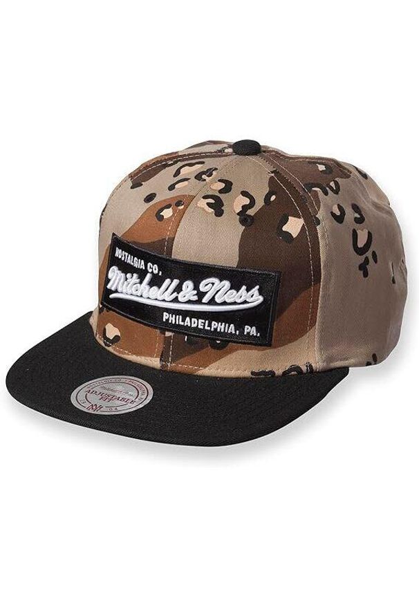 Czapka Mitchell & Ness NE18Z Box Logo. Kolor: wielokolorowy, brązowy, czarny. Styl: sportowy