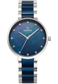 OBAKU - Zegarek damski Obaku Denmark V189LXCLSL1 CYRKONIE srebrny. Kolor: srebrny #1