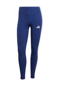 Adidas - adidas Legginsy Essentials 3-Stripes JE0067 Granatowy Slim Fit. Kolor: niebieski. Materiał: bawełna #3