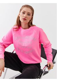 Zadig&Voltaire Bluza Upper Blason Brode JWSS00481 Różowy Regular Fit. Kolor: różowy. Materiał: bawełna #5