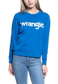 Wrangler - BLUZA DAMSKA WRANGLER CREW SWEAT BLUE W6Z1HYX05 #3