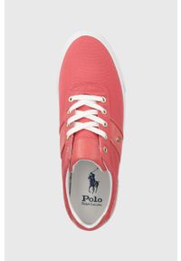 Polo Ralph Lauren tenisówki HANFORD 816862548001.600 kolor różowy. Nosek buta: okrągły. Zapięcie: sznurówki. Kolor: różowy. Materiał: guma #3