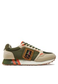 Sneakersy Aeronautica Militare. Kolor: zielony #1