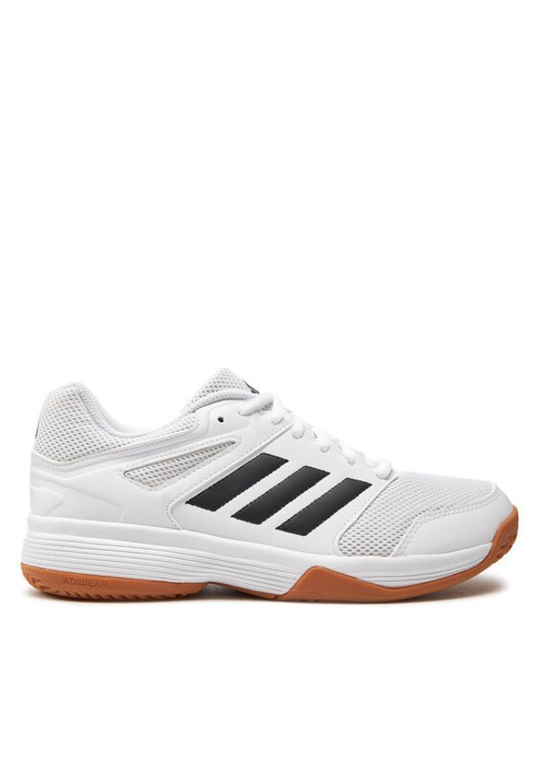 Adidas - adidas Buty halowe Speedcourt Indoor IE8032 Biały. Kolor: biały. Materiał: materiał