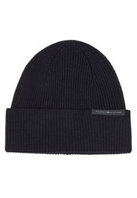 TOMMY HILFIGER - Tommy Hilfiger Zestaw Szalik i Czapka Th Corp Love AM0AM12939 Granatowy. Kolor: niebieski. Materiał: materiał #8