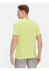 Napapijri T-Shirt S-Bollo NP0A4H9K Żółty Regular Fit. Kolor: żółty. Materiał: bawełna