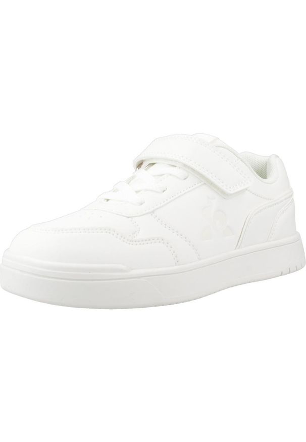 Le Coq Sportif - Buty LE COQ SPORTIF COURT BREAKER GS Biały. Kolor: biały. Materiał: syntetyk, tkanina. Sport: turystyka piesza