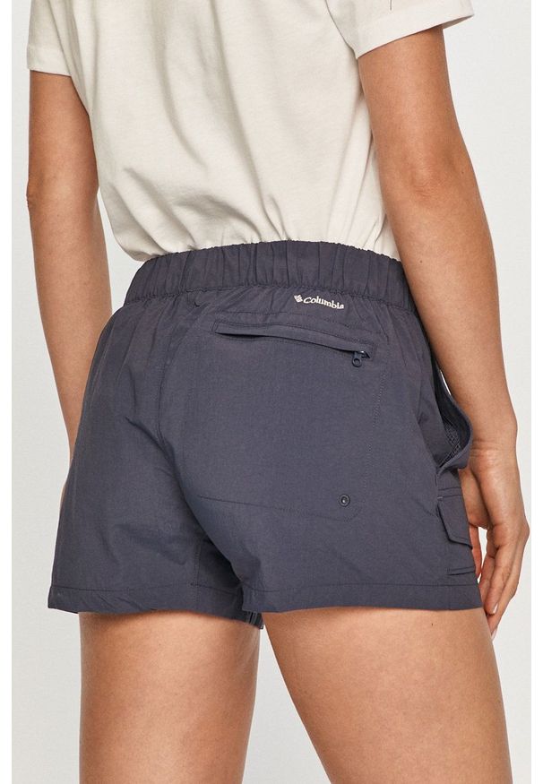 columbia - Columbia - Szorty. Okazja: na co dzień. Kolor: niebieski. Materiał: materiał, tkanina. Styl: casual